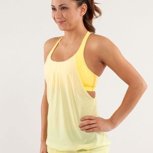 Lululemon Practice Freely Tank Mellow Lemon yellow